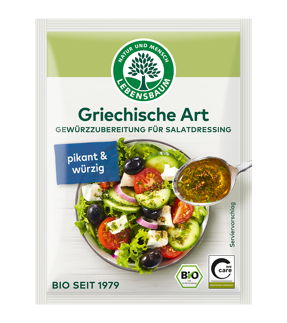 Bio Griechische Art Salatdressing