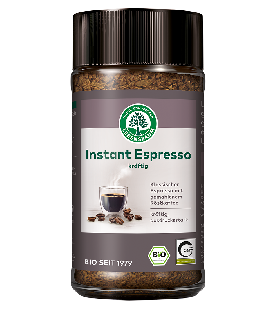Espresso Instant Bio instant Espresso Kaffee