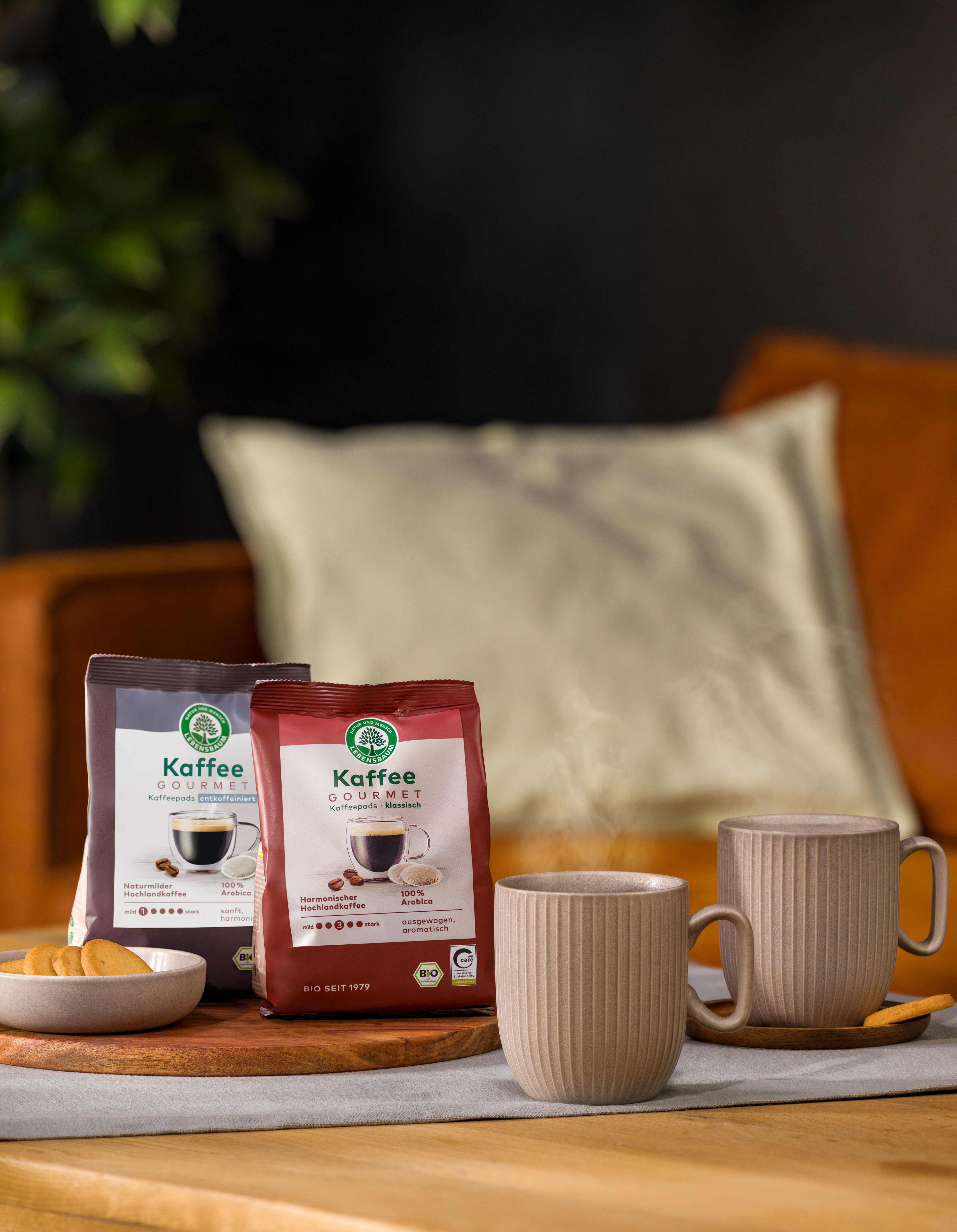Bio Kaffee Gourtmet und Kaffee Gourmet entkoffeiniert