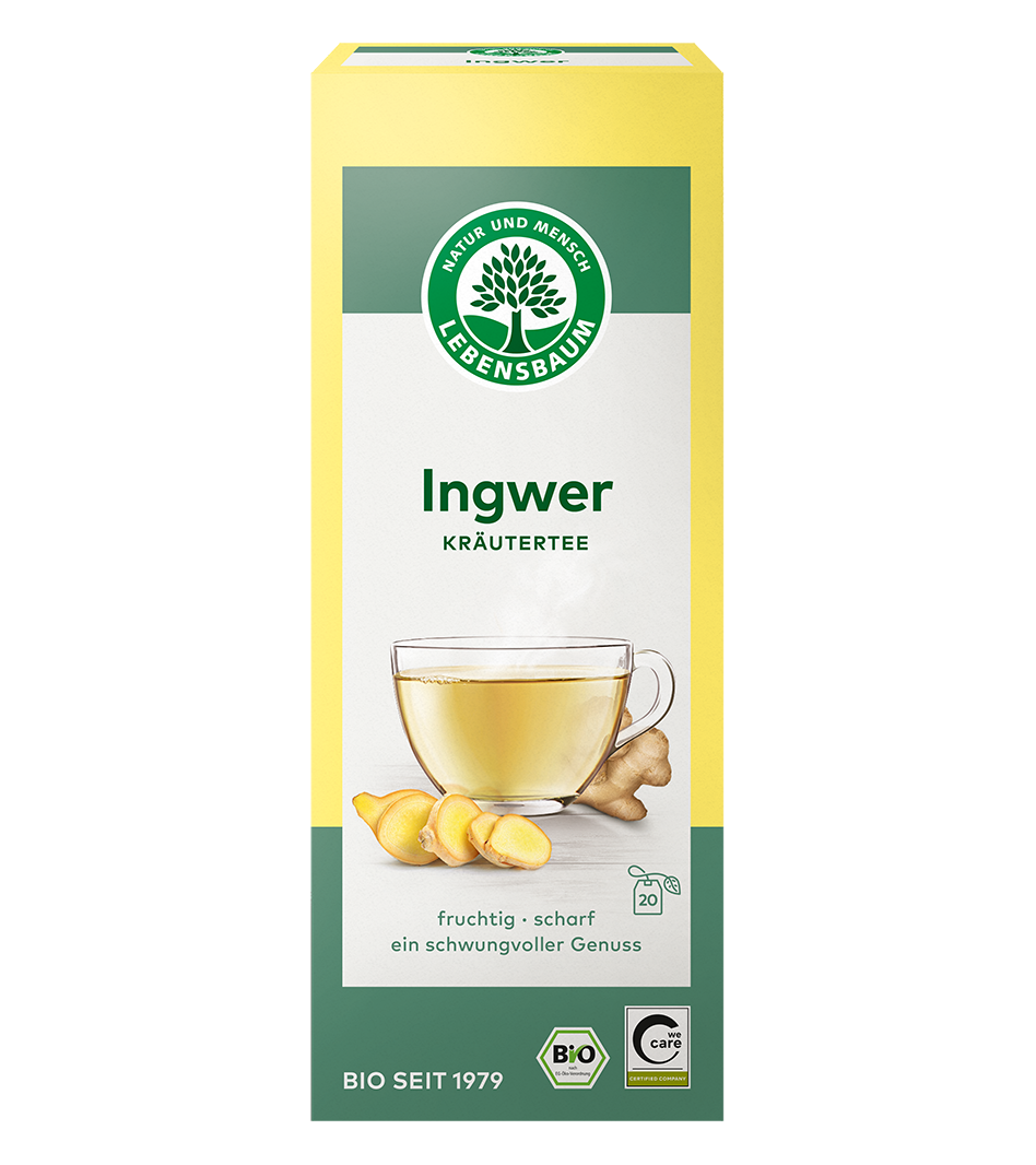 Ingwer , Teebeutel Bio Ingwer Tee