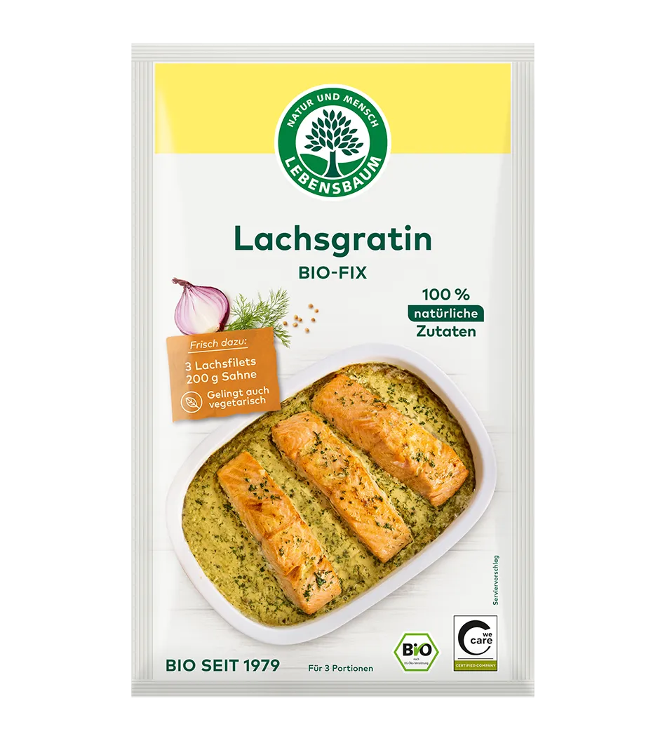 Bio Lachsgratin Fix