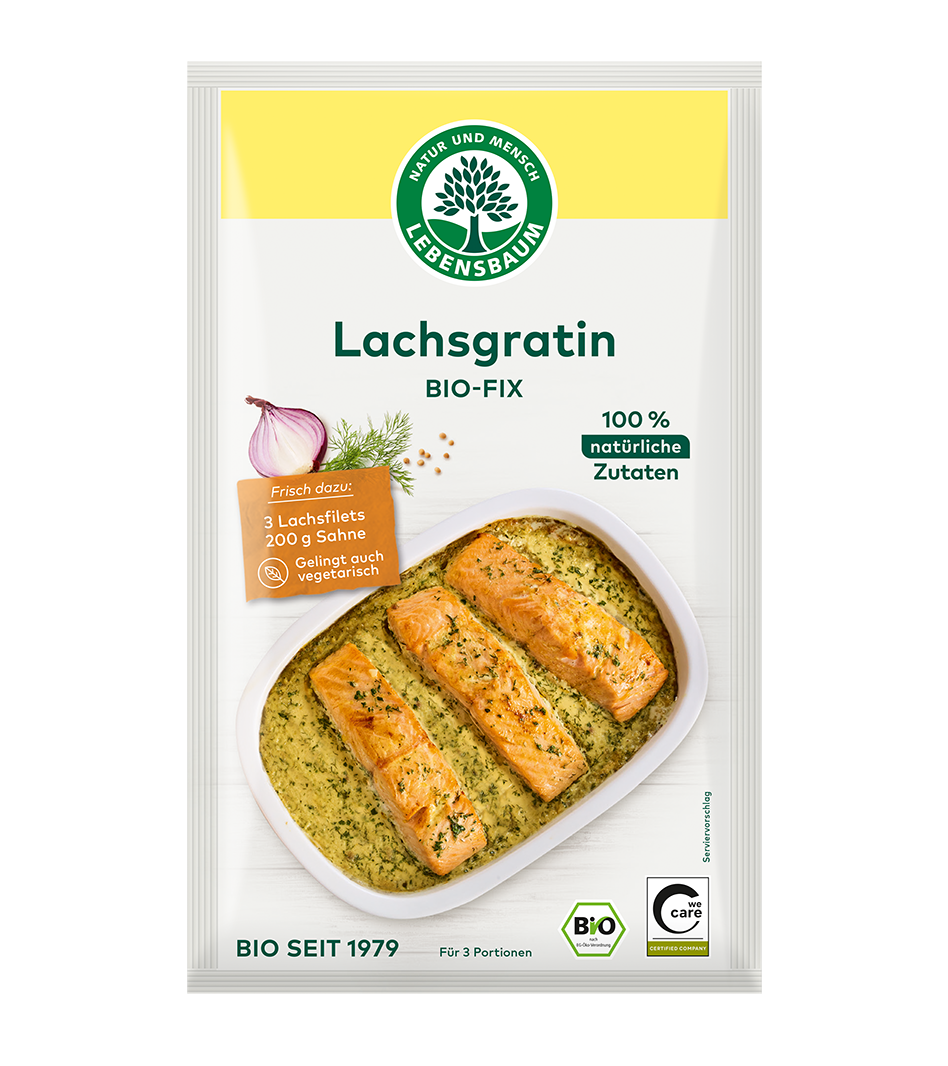 Lachsgratin Bio Lachsgratin Fix
