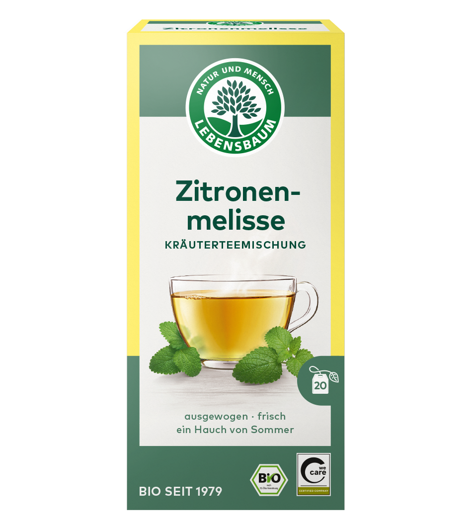 Zitronenmelisse, Teebeutel