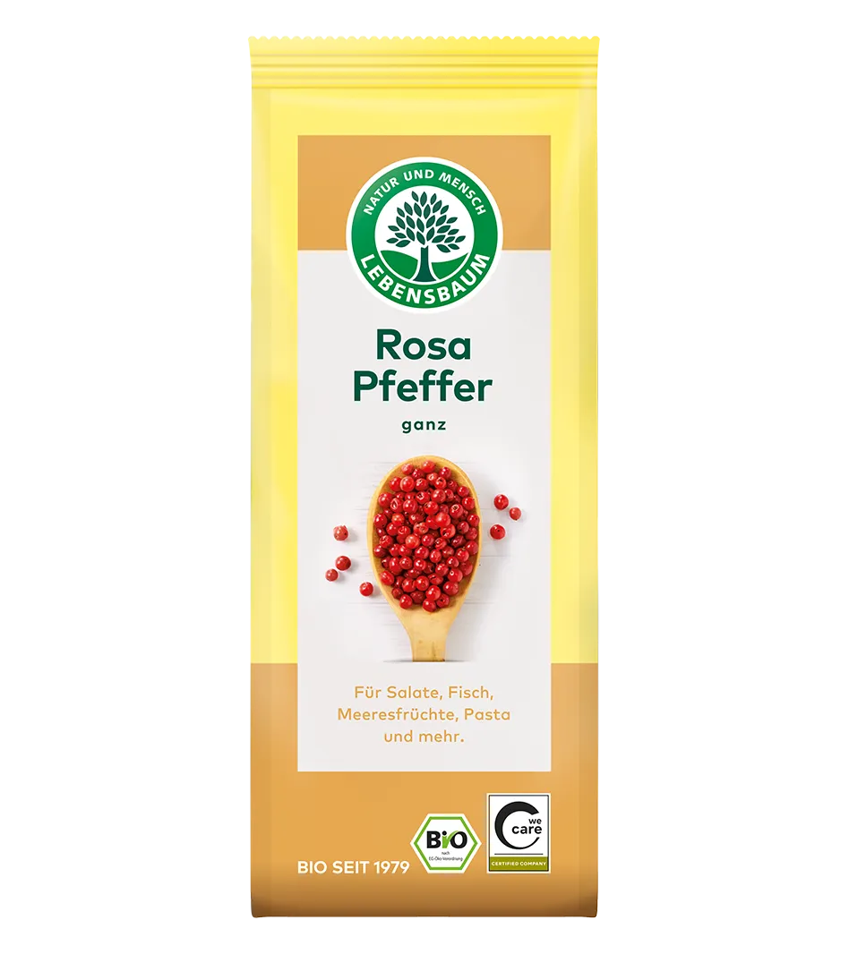 Bio Pfeffer rosa Gewürz