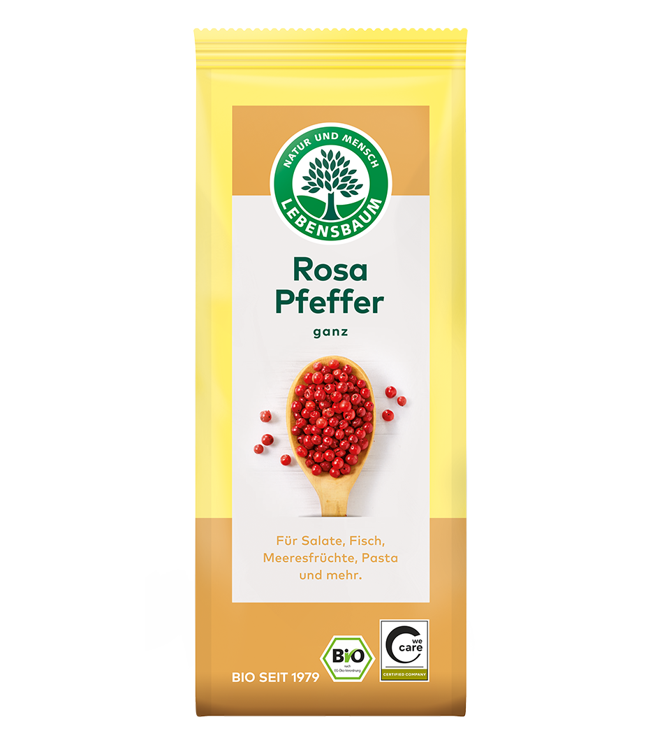 Bio Pfeffer rosa Gewürz