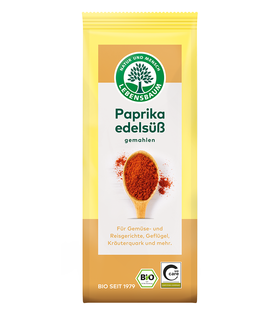 Paprika edelsüß, gemahlen Bio Paprika edelsüß Gewürz