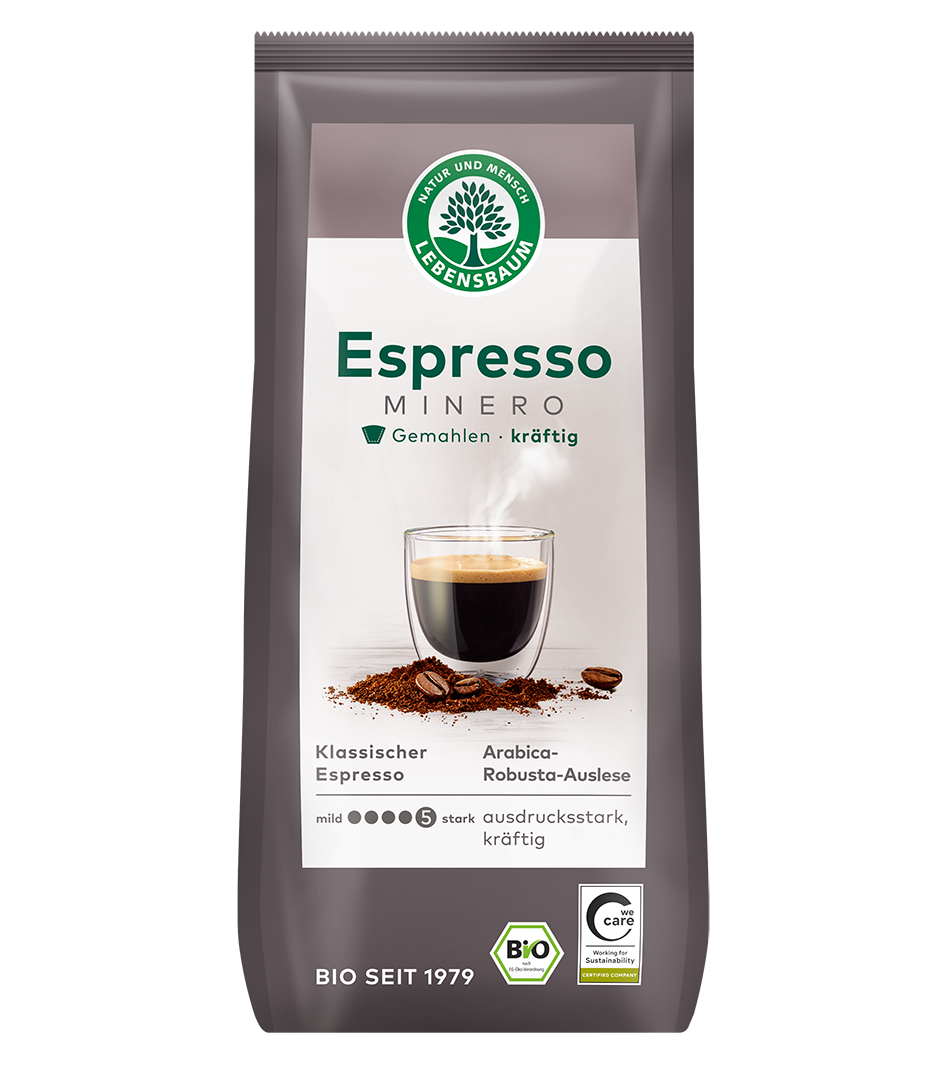 Espresso Minero®, gemahlen Bio Espresso Minero Kaffee gemahlen