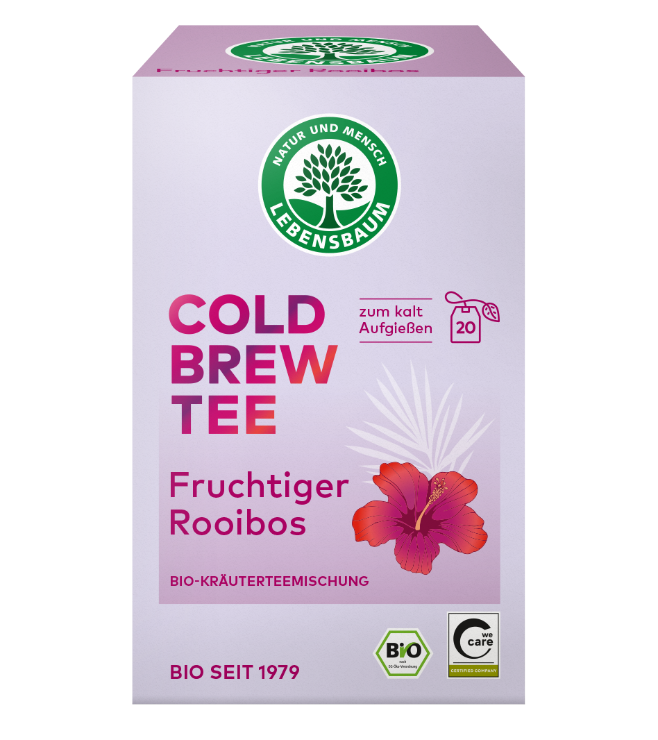 Cold Brew Tee, Fruchtiger Rooibos, Teebeutel 