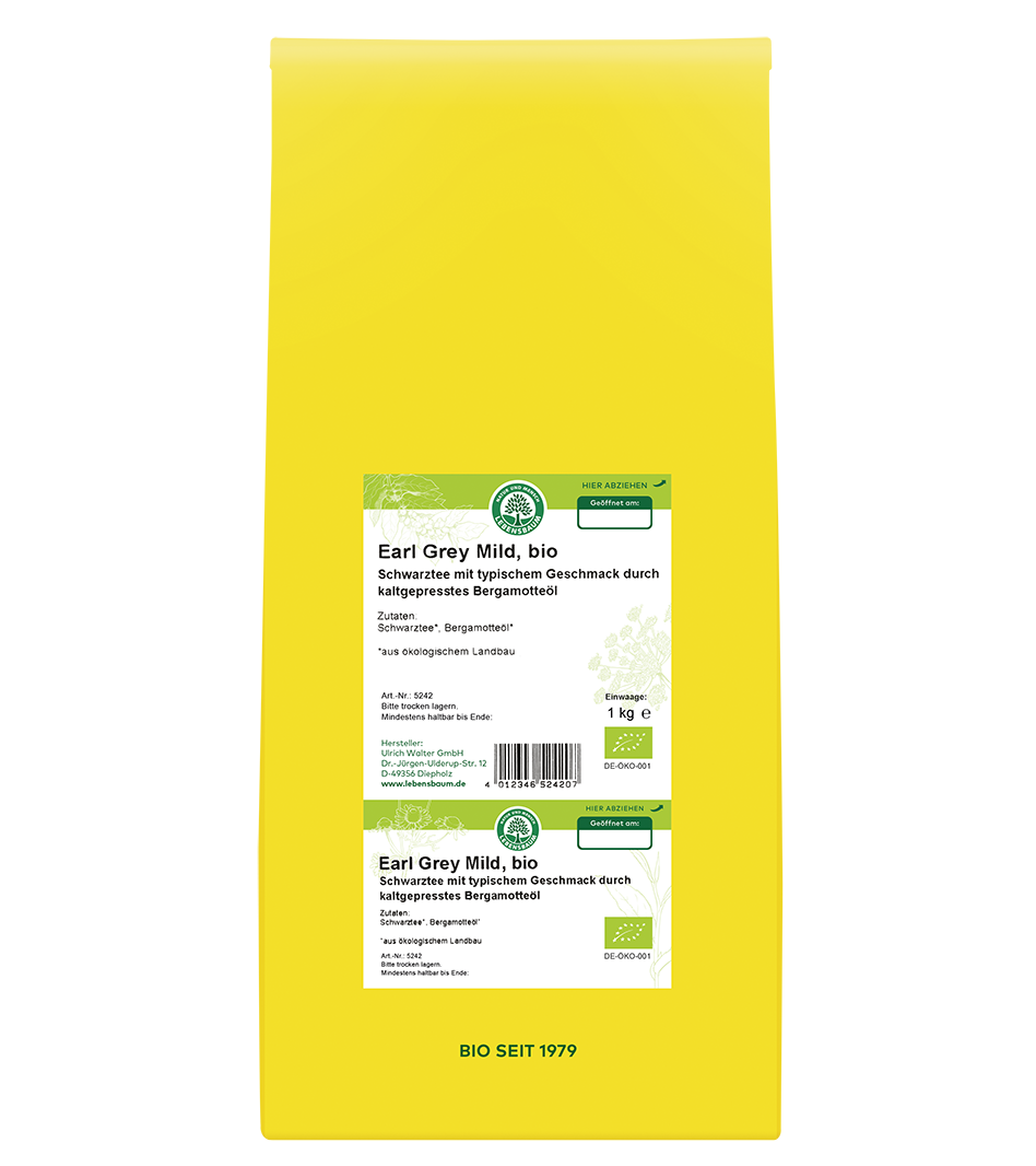 Earl Grey Mild 1 kg Bio Earl Grey Mild Tee
