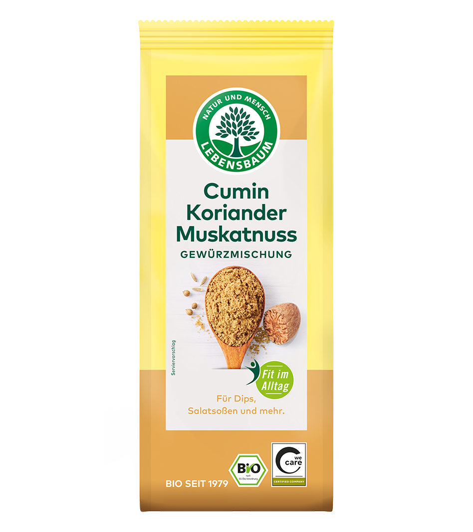 Cumin-Koriander-Muskatnuss Bio Cumin Koriander Muskatnuss Gewürz