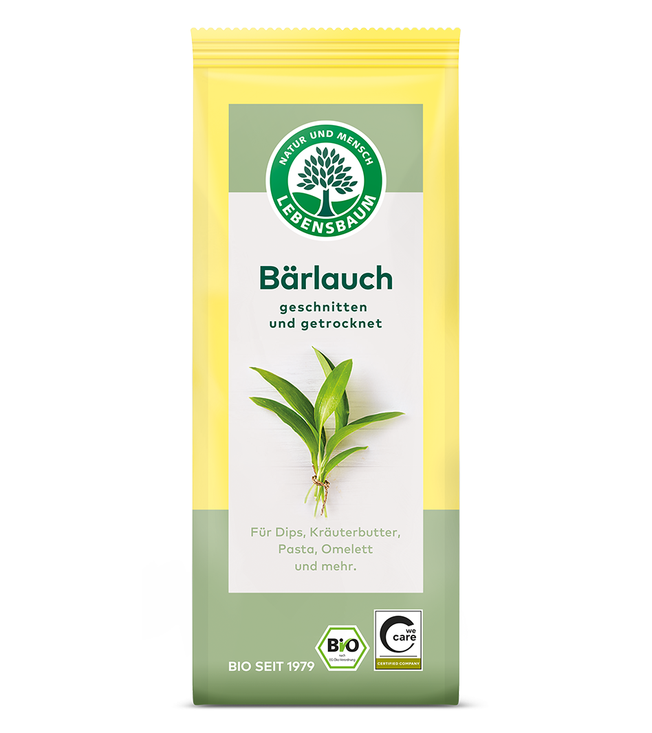 Bärlauch, geschnitten und getrocknet Bio Bärlauch Kräuter