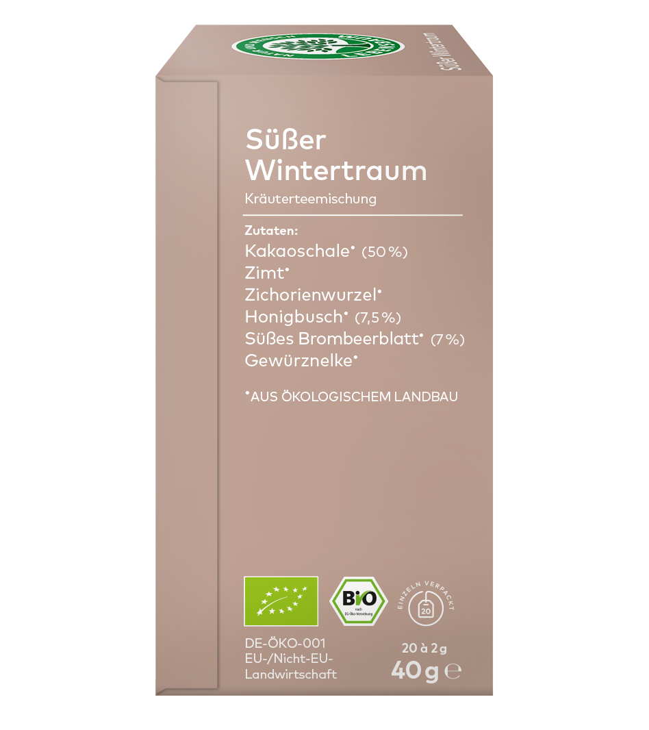 Bio Süßer Wintertraum Tee links