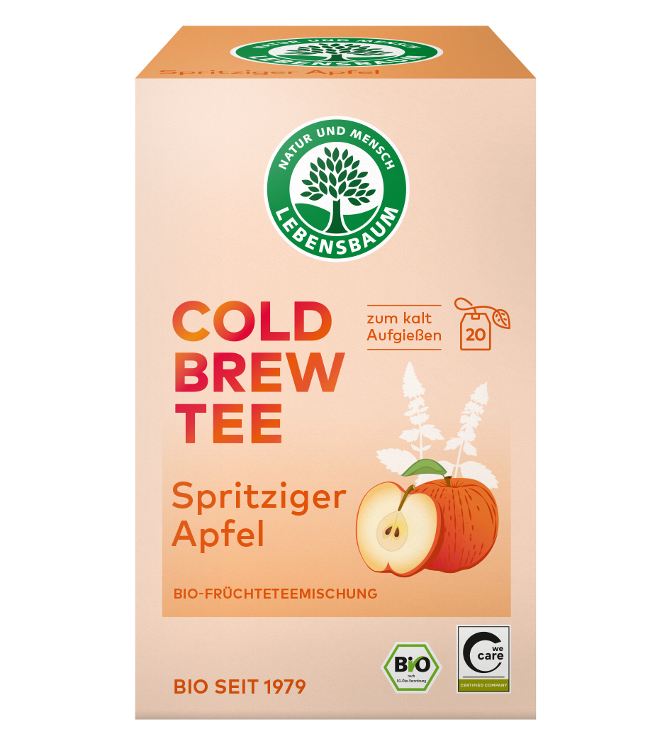 Cold Brew Tee, Spritziger Apfel, Teebeutel