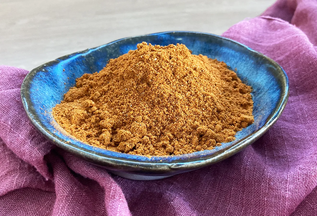 Gewürz Berbere in einer Schale