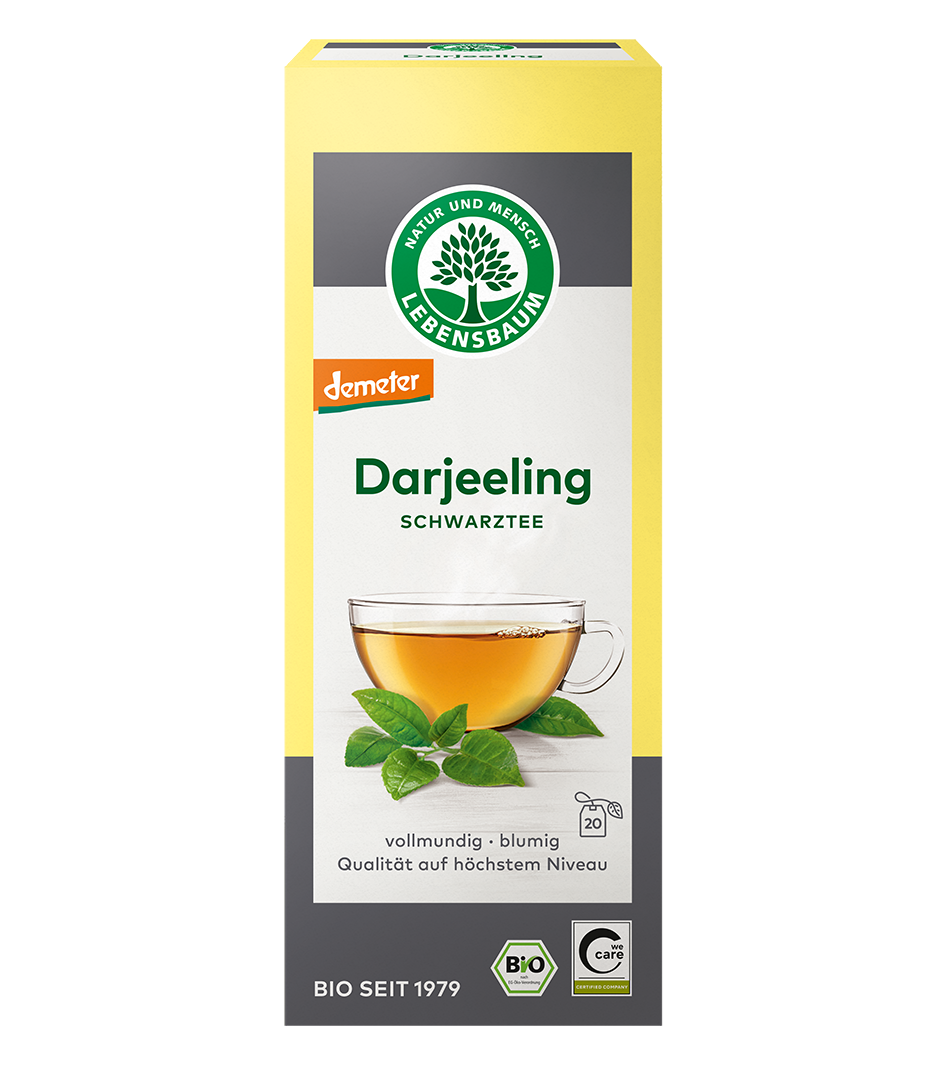 Darjeeling Schwarztee, Teebeutel Bio Darjeeling Schwarztee Tee