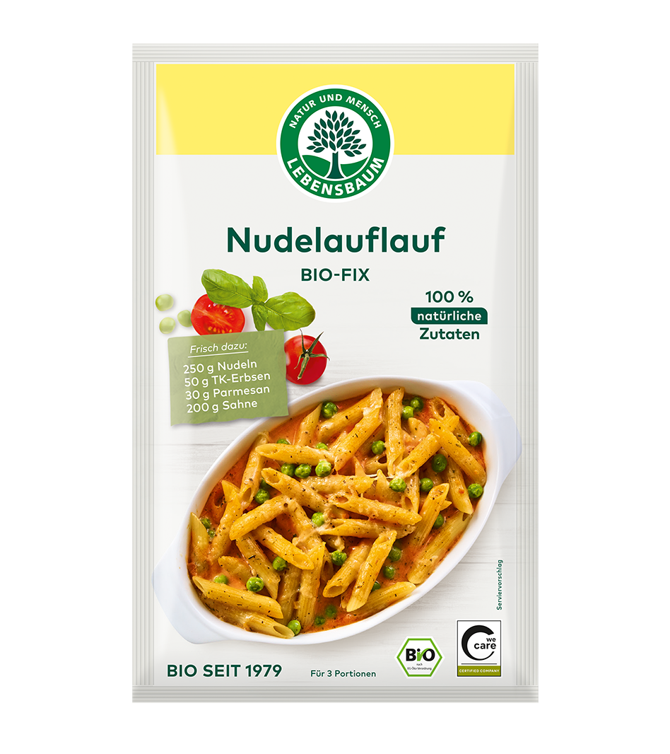 Nudelauflauf Bio Nudelauflauf Fix