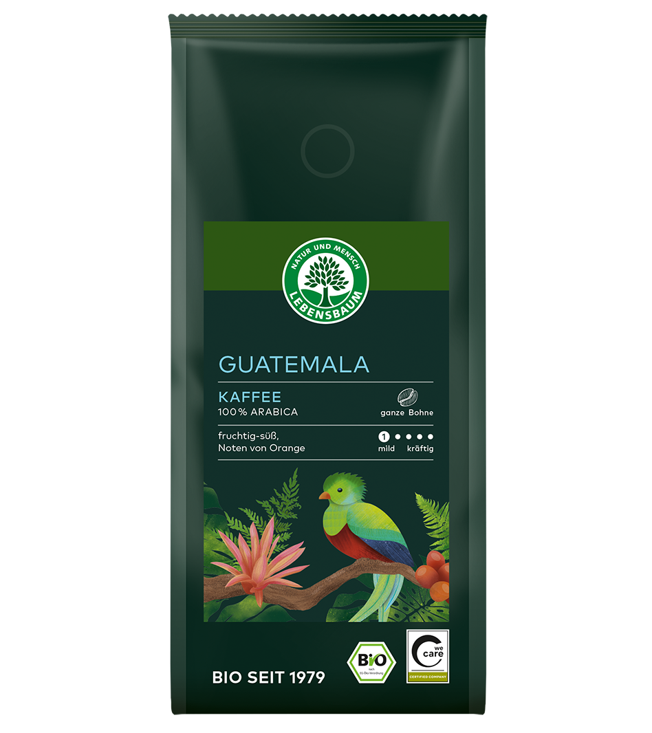 Guatemala Kaffee, ganze Bohne io Herkunftskaffe Guatemala Bohne