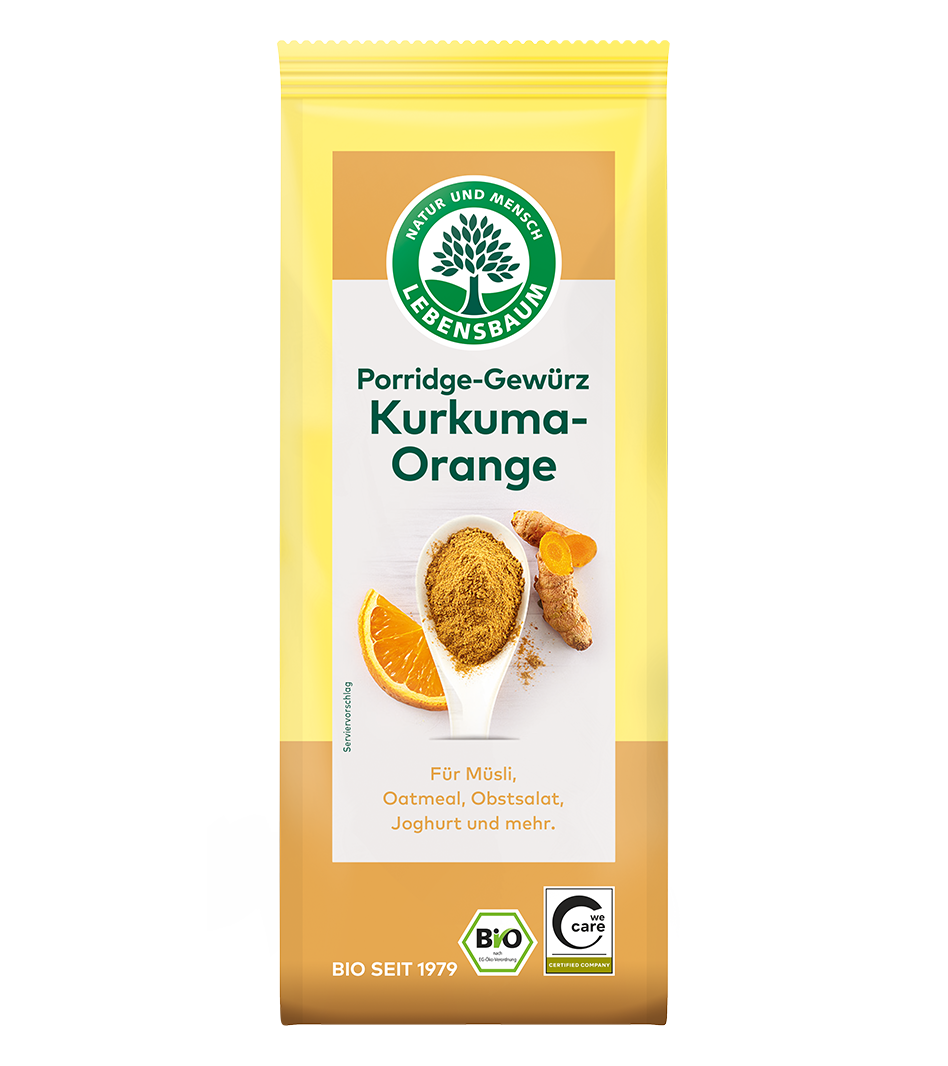 Porridge-Gewürz, Kurkuma-Orange