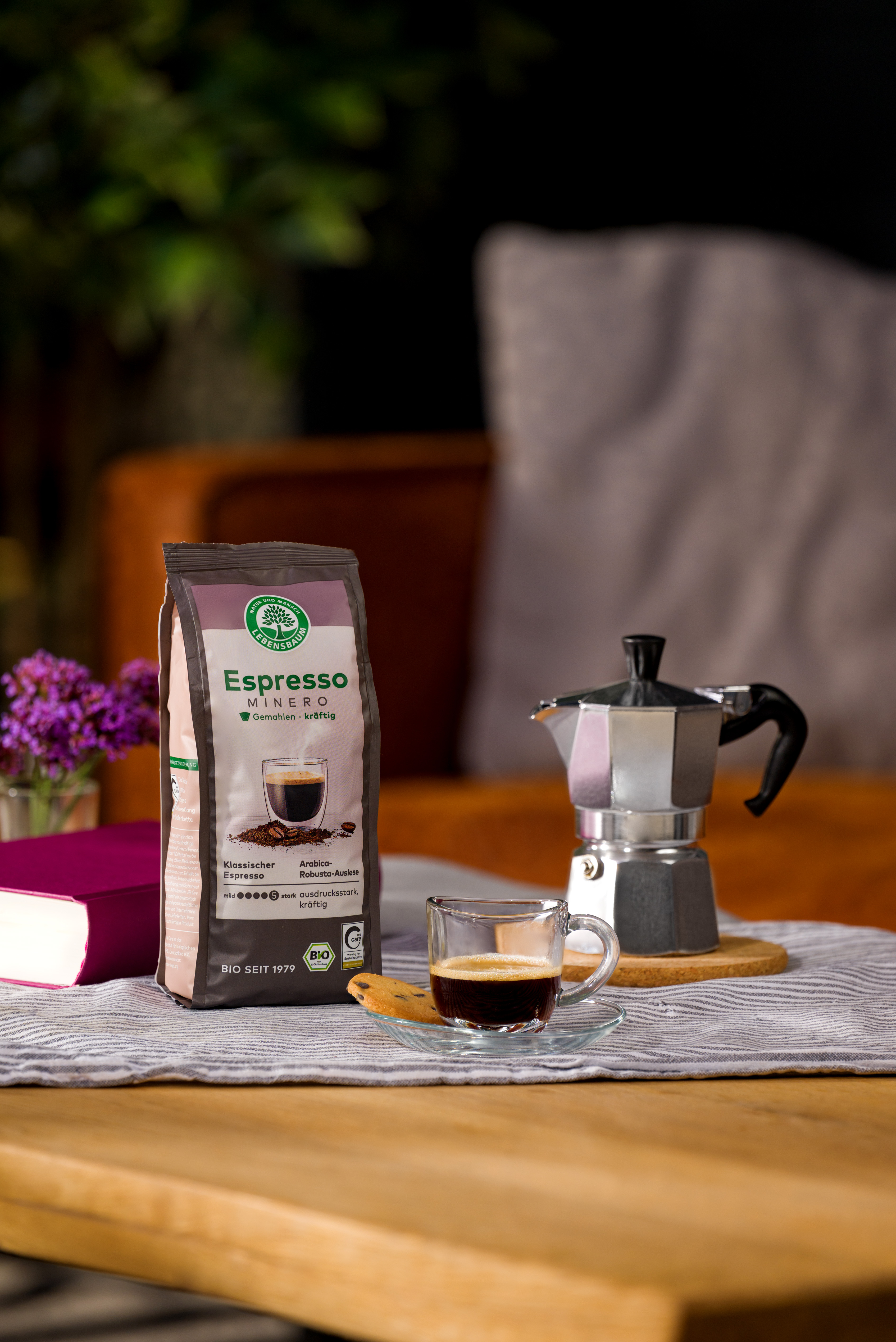 Bio Espresso Minero gemahlen Kaffee