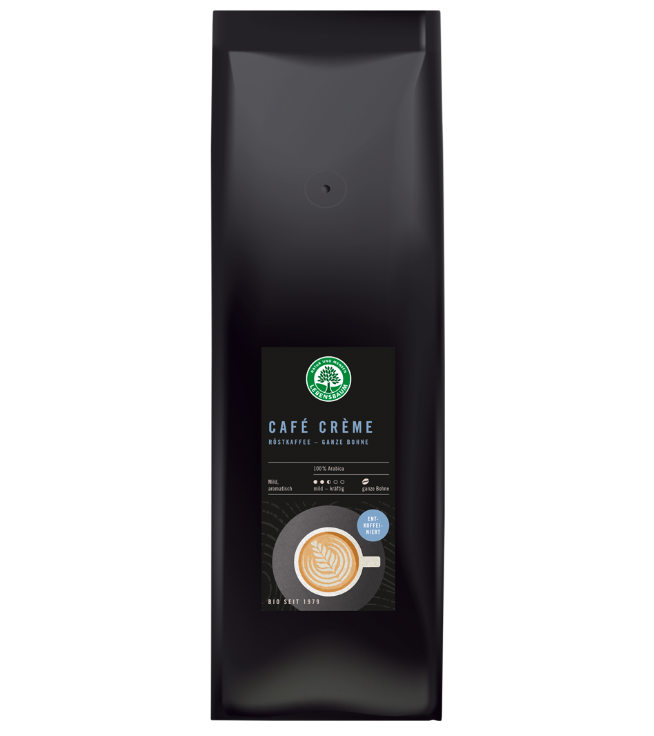 Bio Cafe Crema Kaffee ganze Bohne