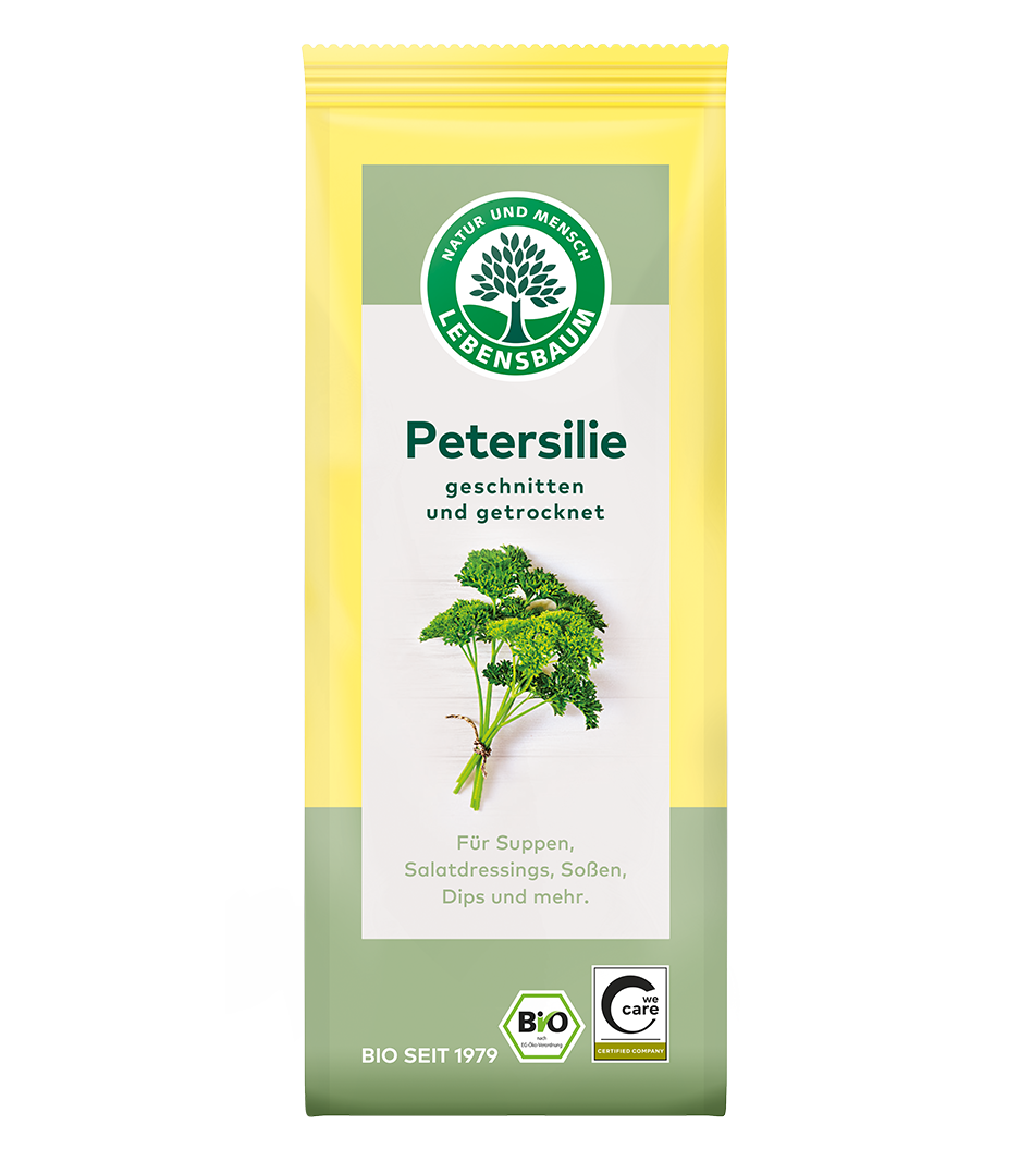 Petersilie, gerebelt und getrocknet          Bio Petersilie Kräuter