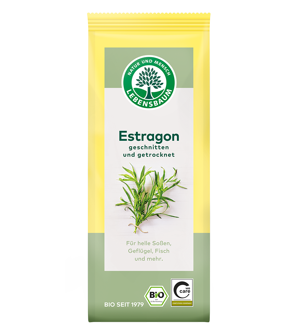 Estragon, geschnitten und getrocknet Bio Estragon Kräuter