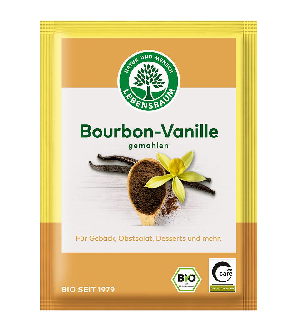 Bourbon-Vanille, gemahlen Bio Vanille Gewürz