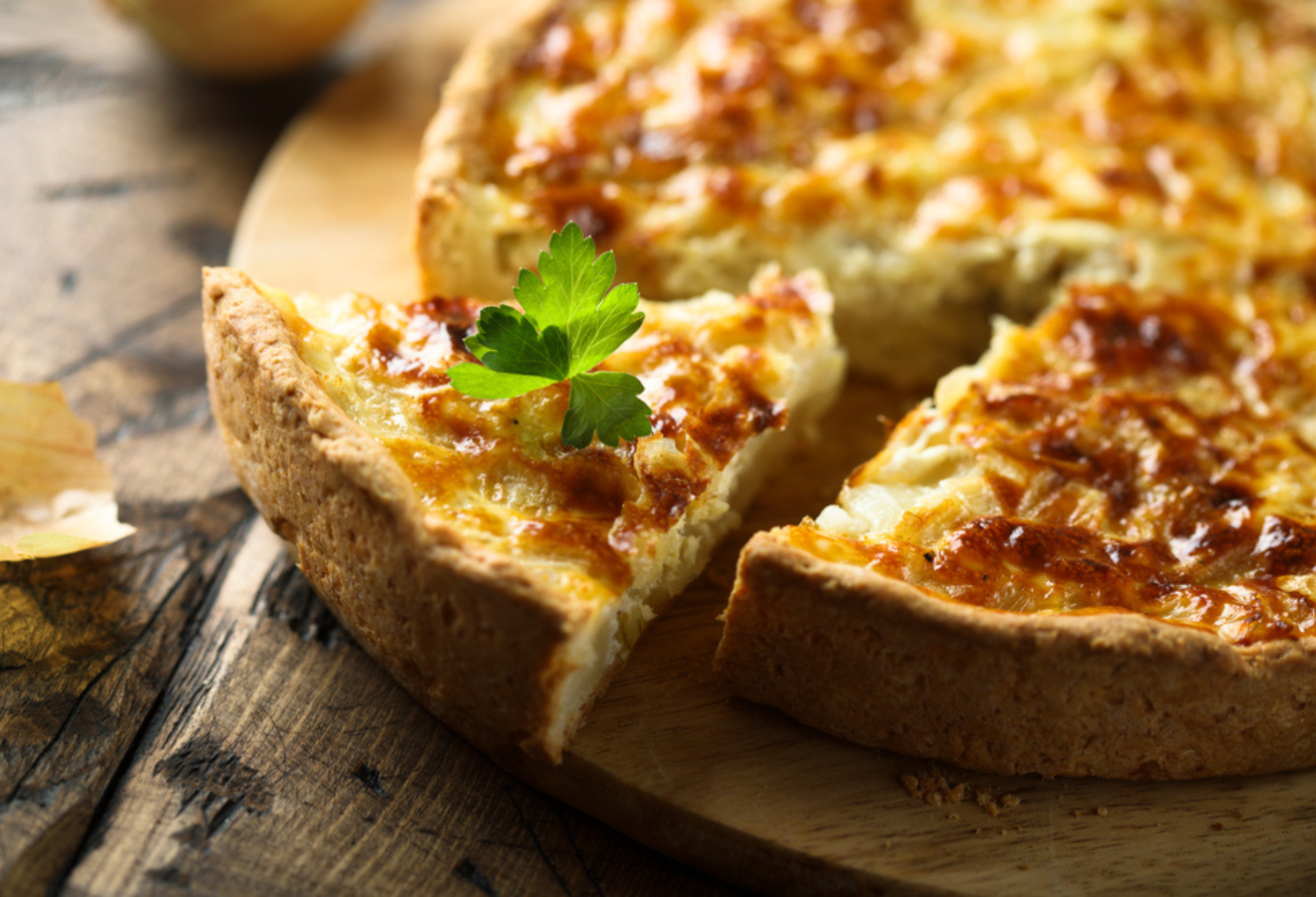 Zitronige Zwiebelquiche