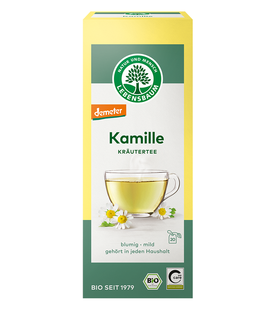Kamille, Teebeutel  Bio Kamille Tee