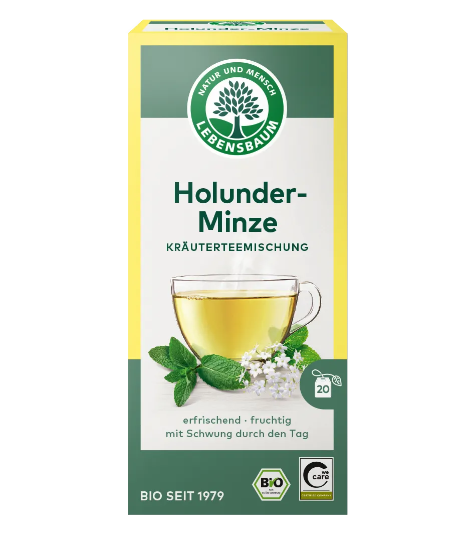 Bio Holunder Minze Tee