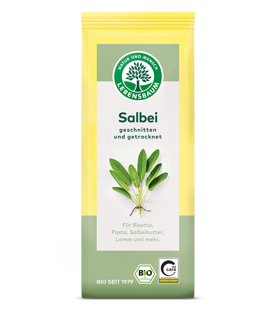 Salbei, geschnitten und getrocknet Bio Salbei Kräuter