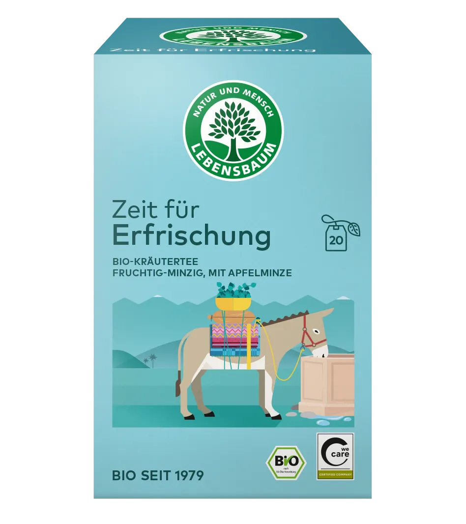 Bio Zeit für Erfrischung Tee
