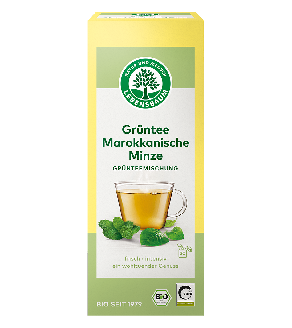 Bio Grüntee Marokkanische Minze Tee