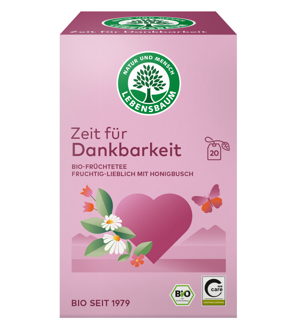 Zeit für Dankbarkeit, Teebeutel