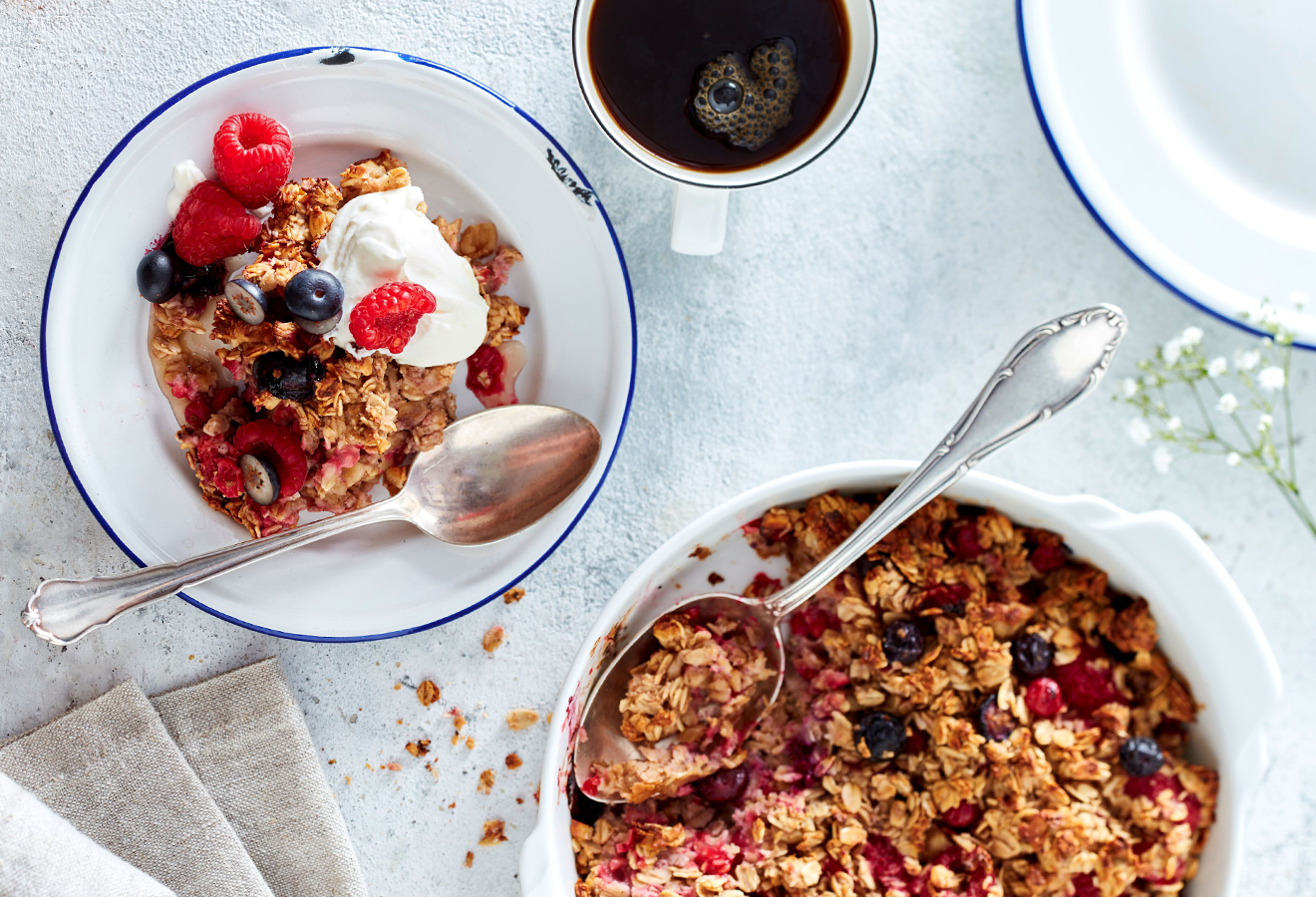 Baked Oatmeal - Frühstücksauflauf