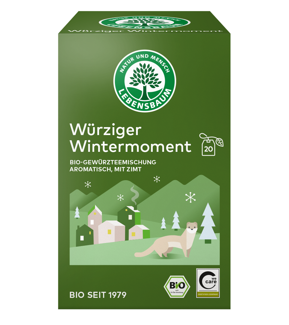 Würziger Wintermoment, Teebeutel