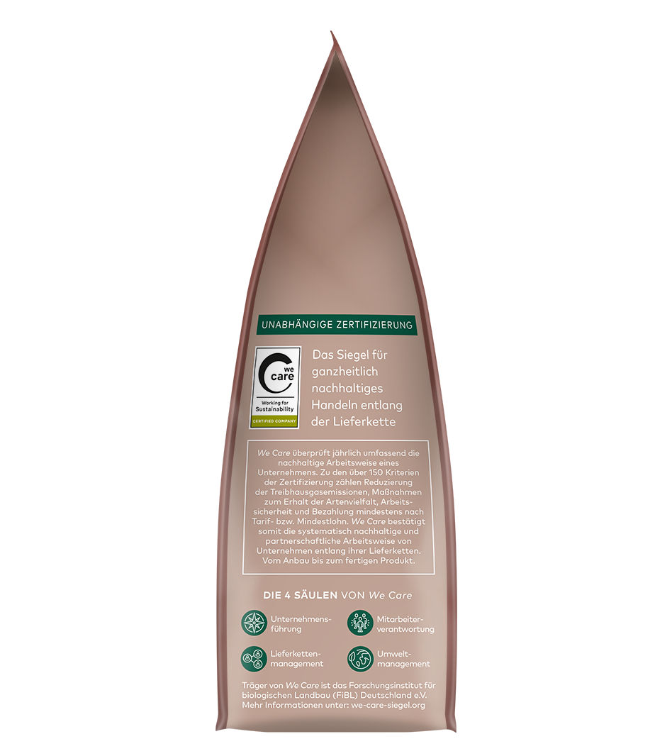 Bio Gourmet Kaffee Pads entkoffeiniert, Seitenansicht