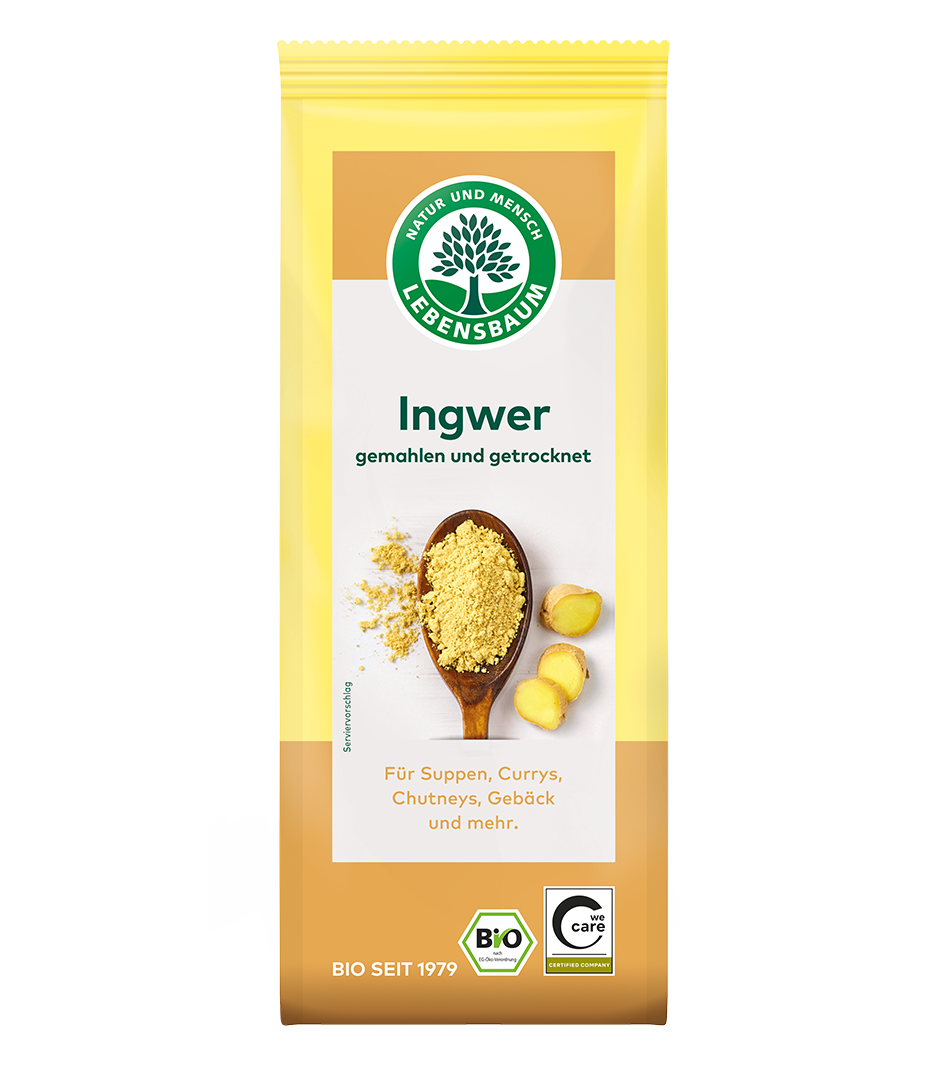 Ingwer, gemahlen Bio Ingwer Gewürz