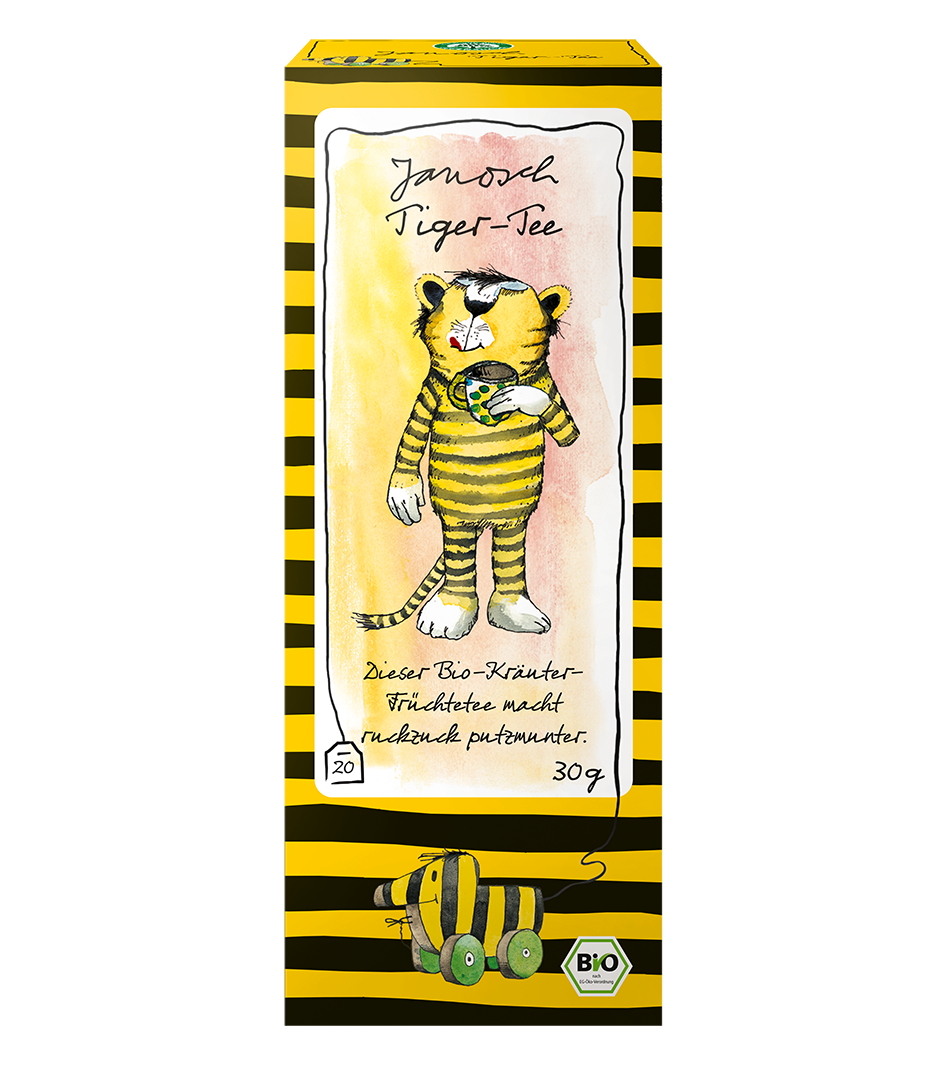 Tiger-Tee, Teebeutel Bio Janosch Tiger Tee