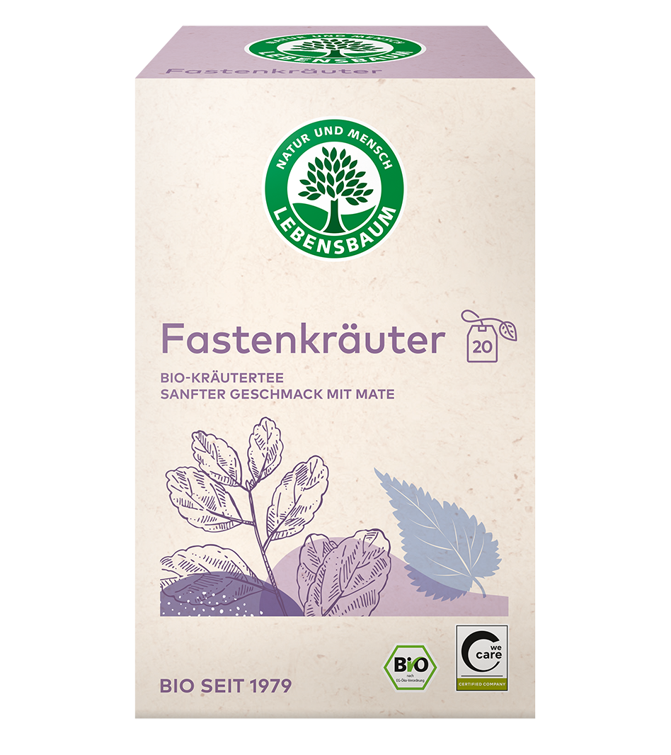 Fastenkräuter, Teebeutel Bio Fastenkräuter Tee