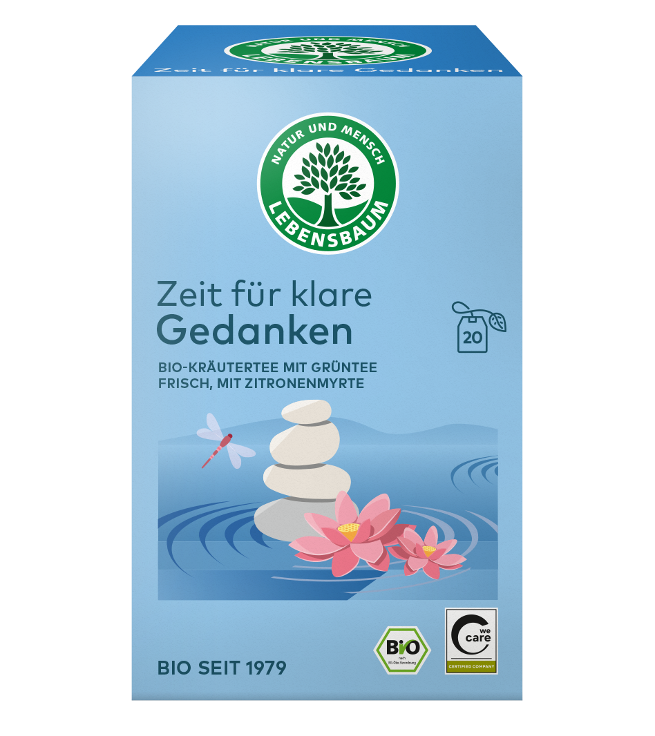 Zeit für klare Gedanken, Teebeutel Bio Zeit für klare Gedanken Tee