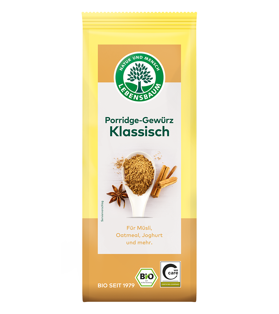 Porridge-Gewürz, Klassisch Bio Porridge klassisch Gewürz