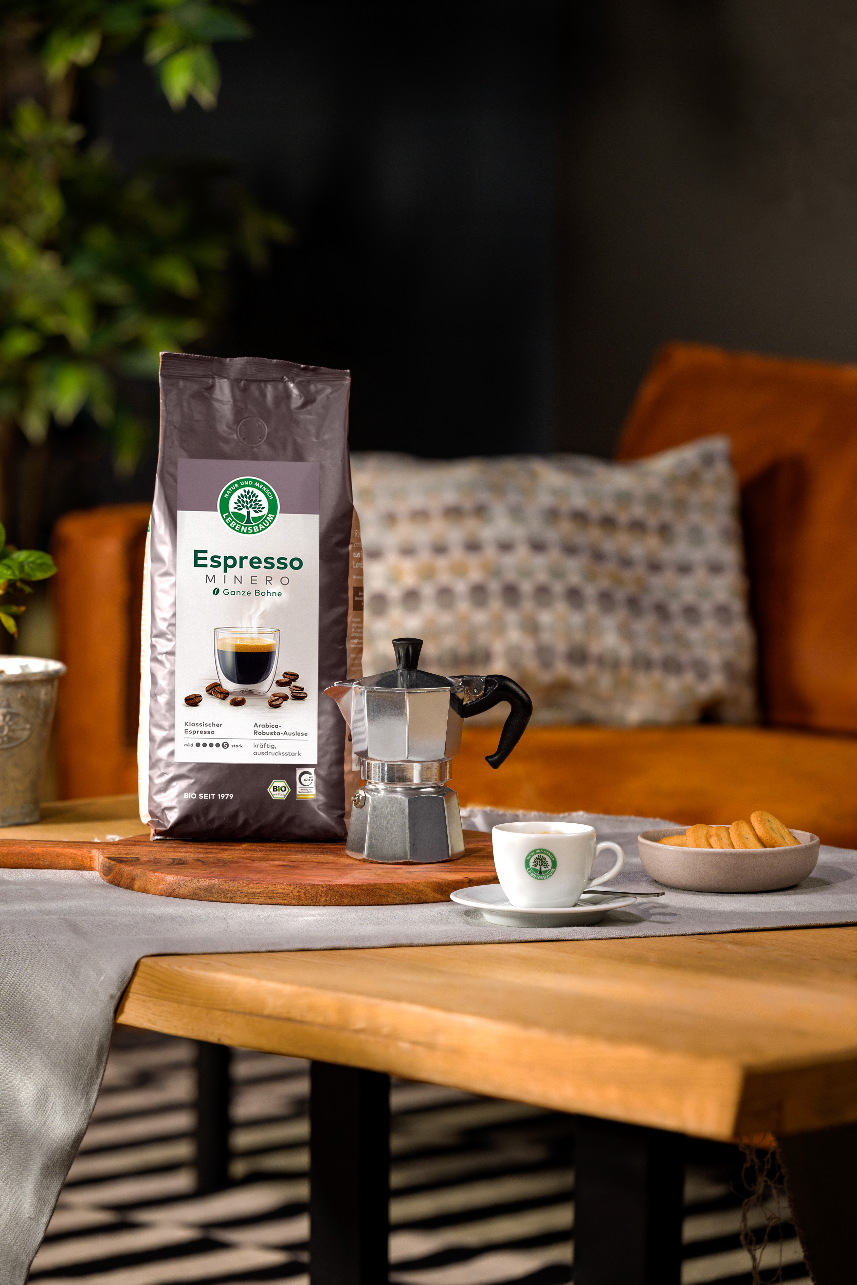 Bio Espresso Minero Kaffee ganze Bohne