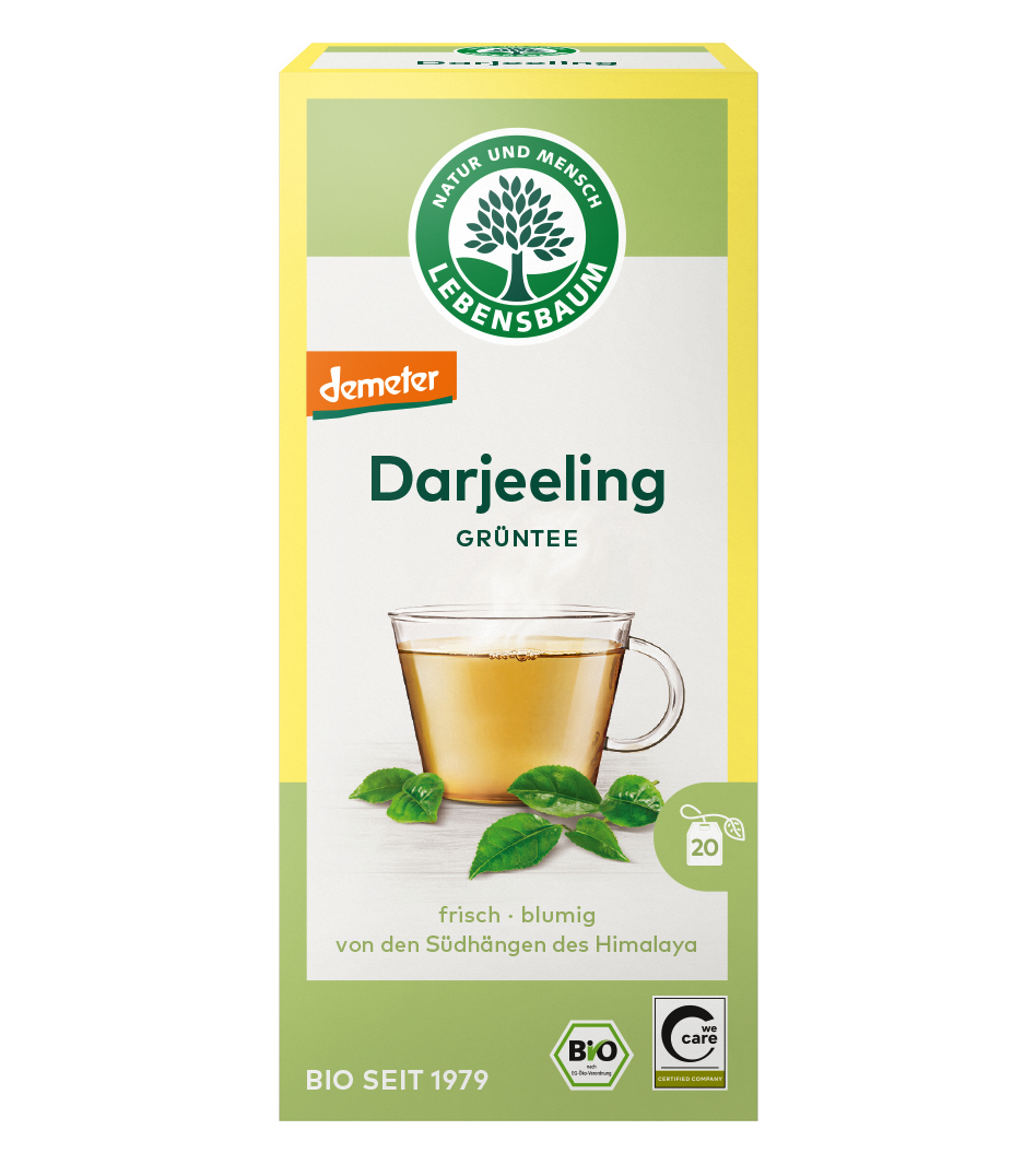 Darjeeling Grüntee, Teebeutel 