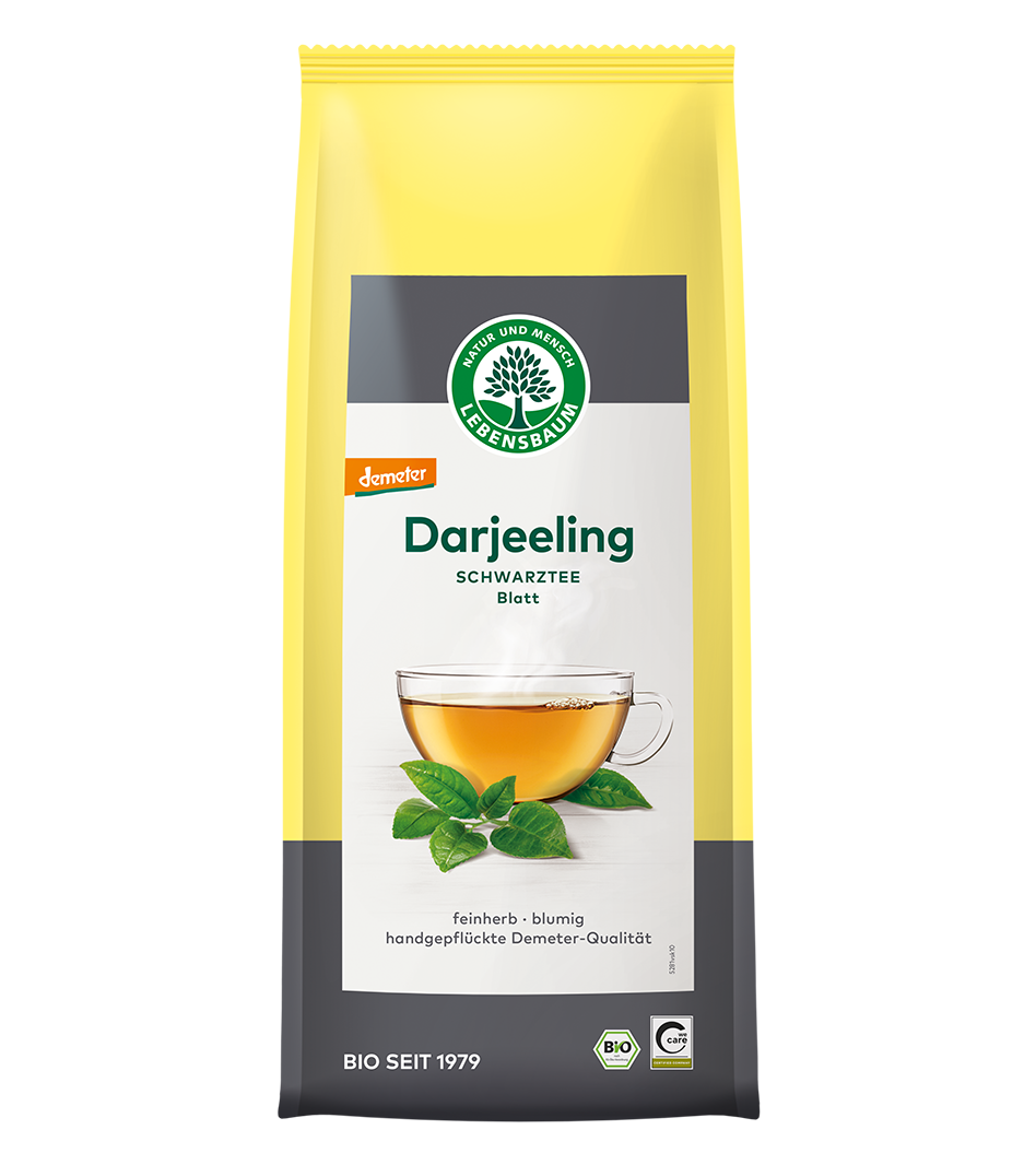 Darjeeling Schwarztee Blatt, loser Tee 250g Bio Darjeeling Tee