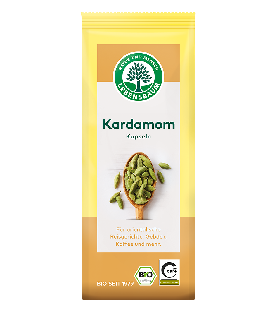 Bio Kardamom Kapseln Gewürz