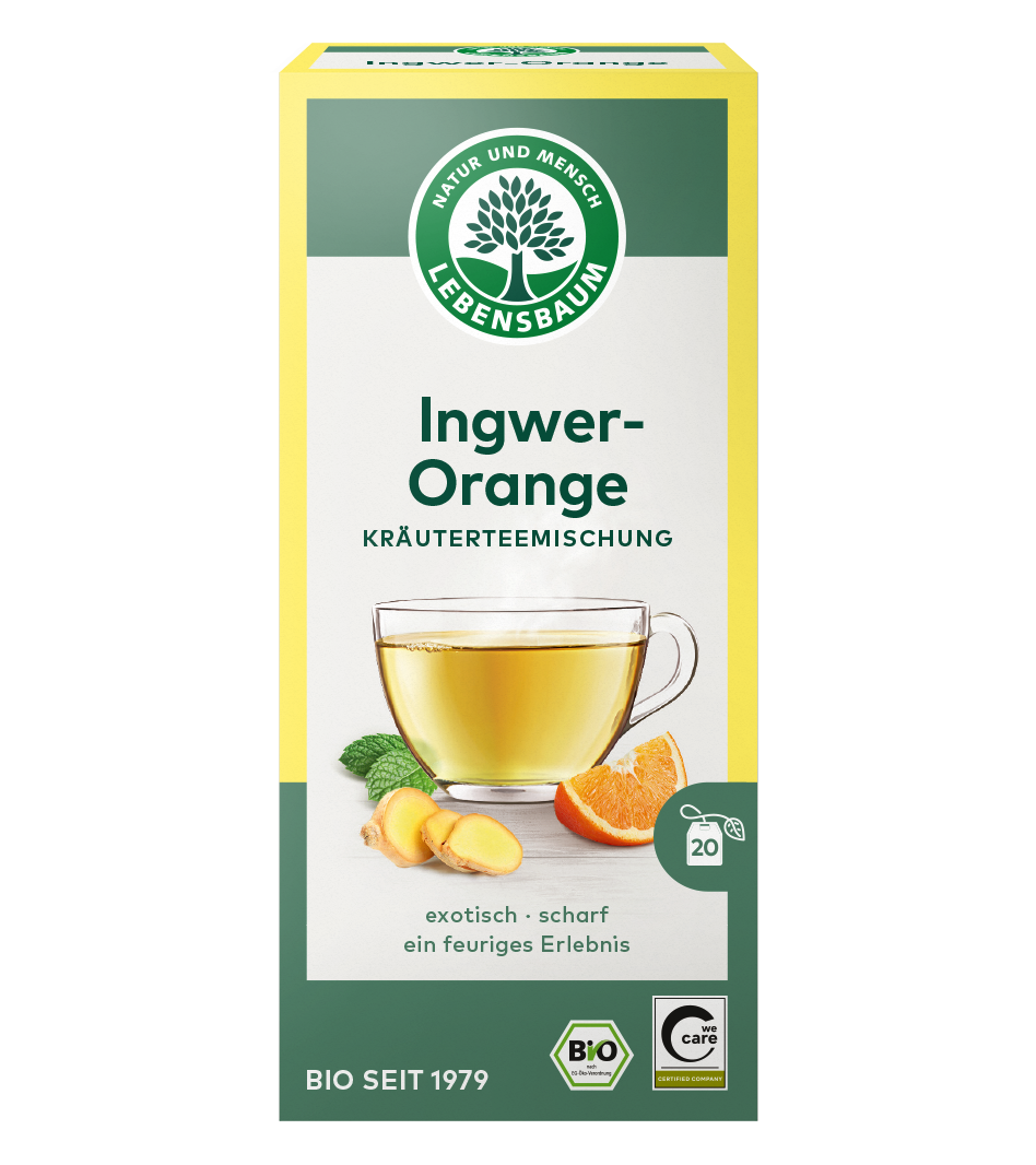 Ingwer-Orange, Teebeutel