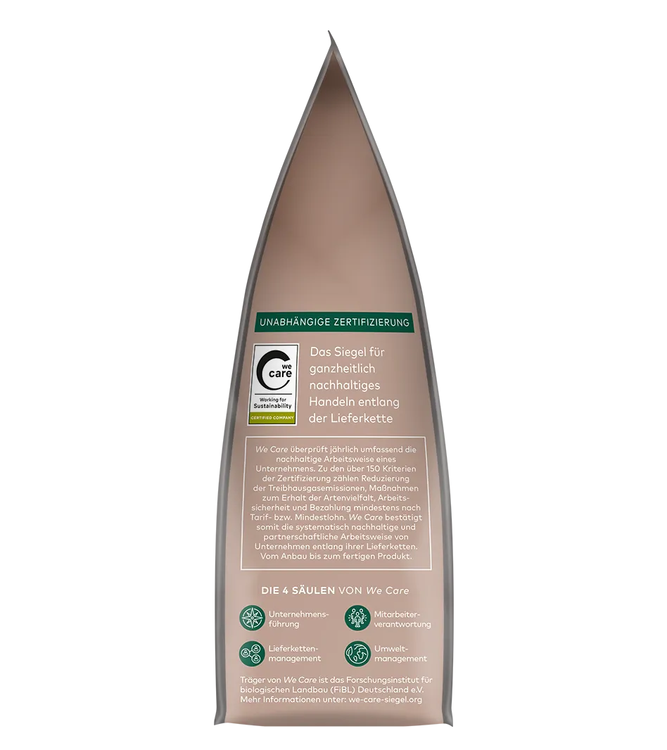 Seitenansicht Verpackung links Espresso Pads 
