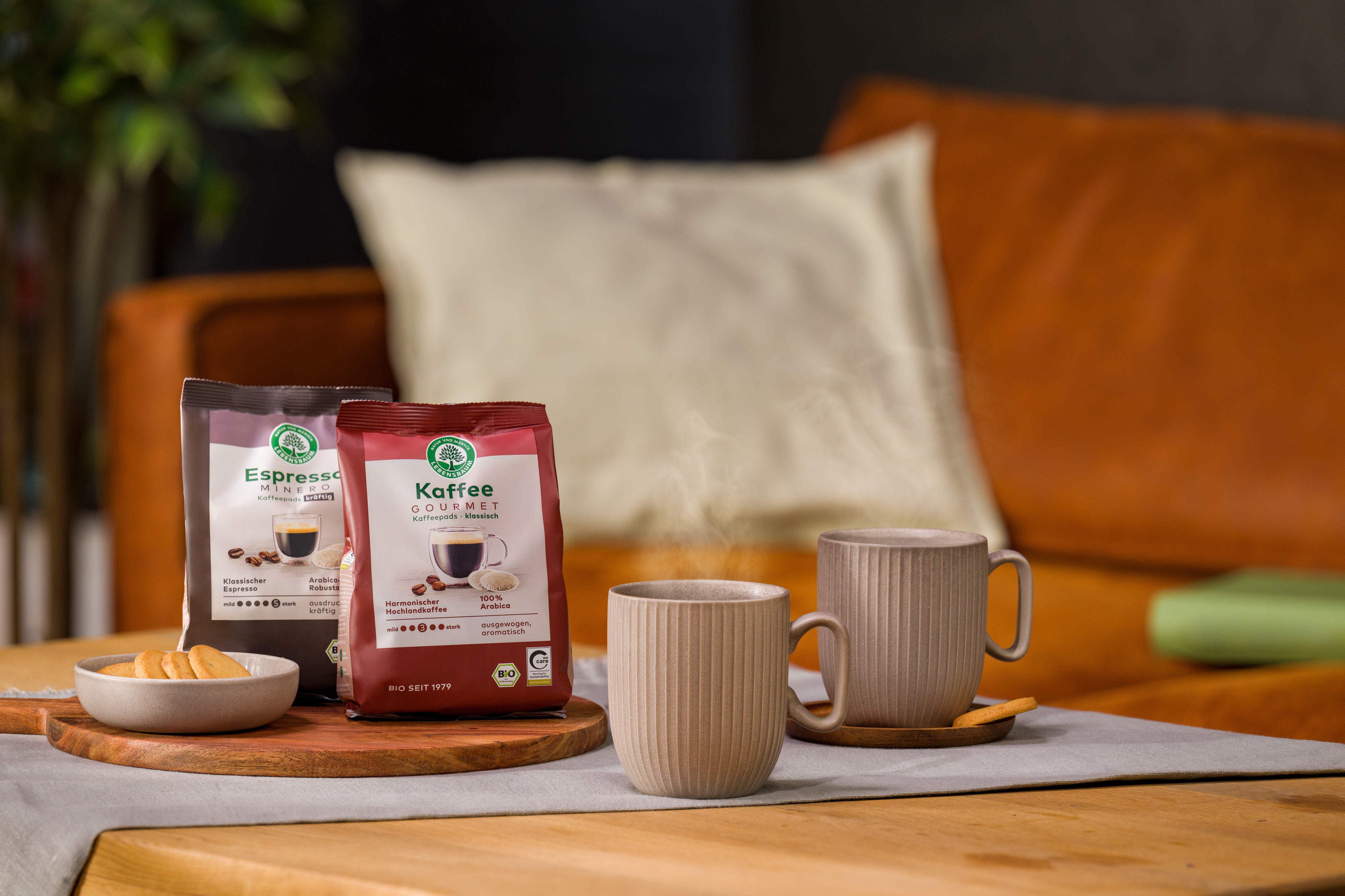 Bio Espresso Minero und Gourmet Kaffee Pads