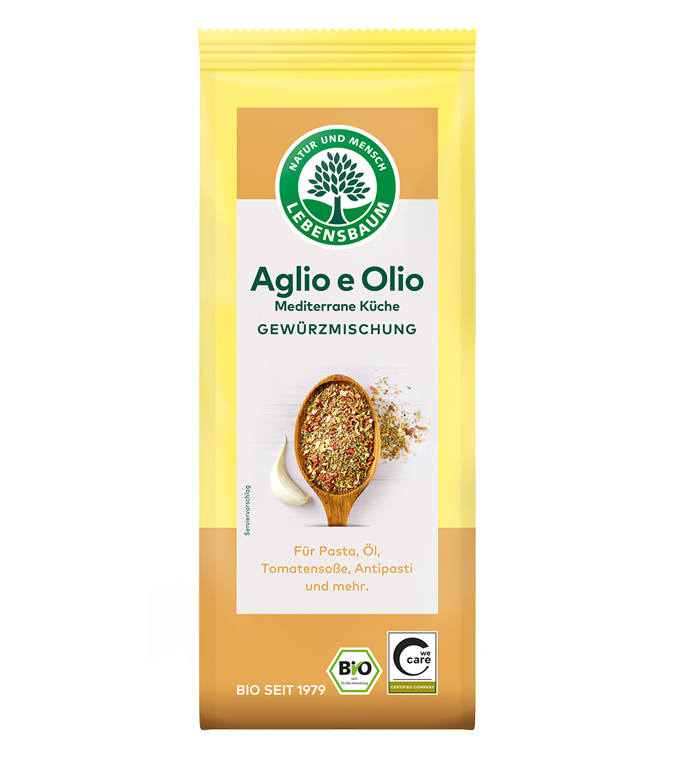 Aglio e Olio - Mediterrane Küche Bio Aglio e Olio Gewürz